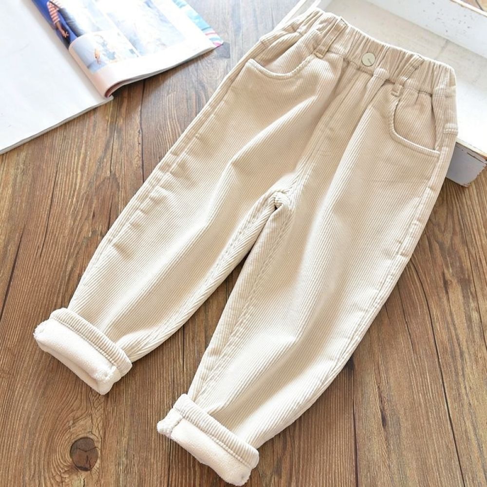 Children Fleece Lined Corduroy - đánh giá và giá Corduroy Pant Warm