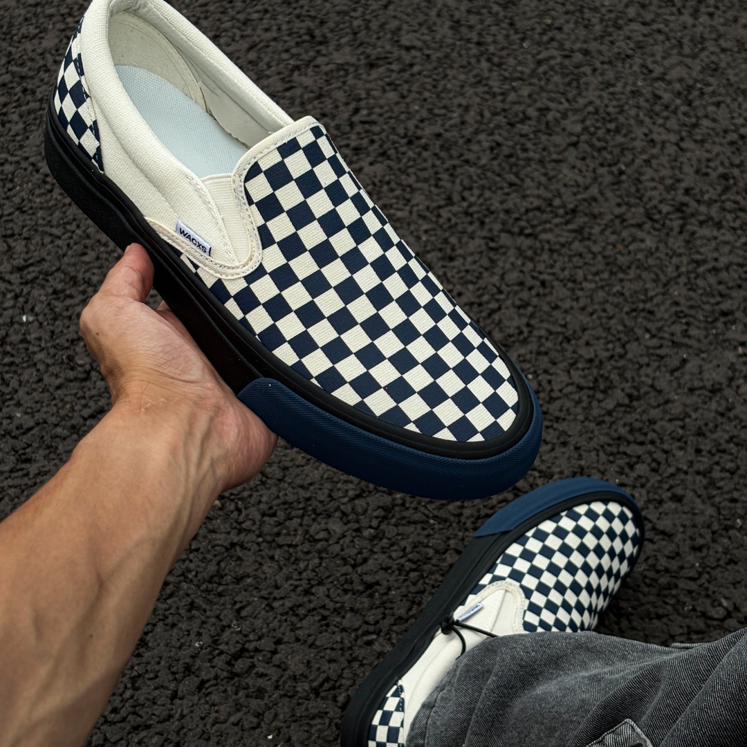 Blue‑White Checkerboard Slip‑o - đánh giá và giá Adidas Shoes Superstar